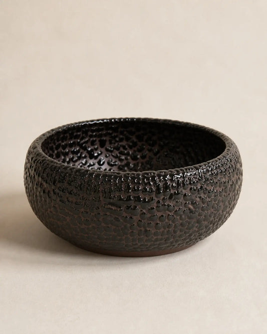 Coffee Bean Glaze Jian Ware Meditation Bowl No.2 (large)