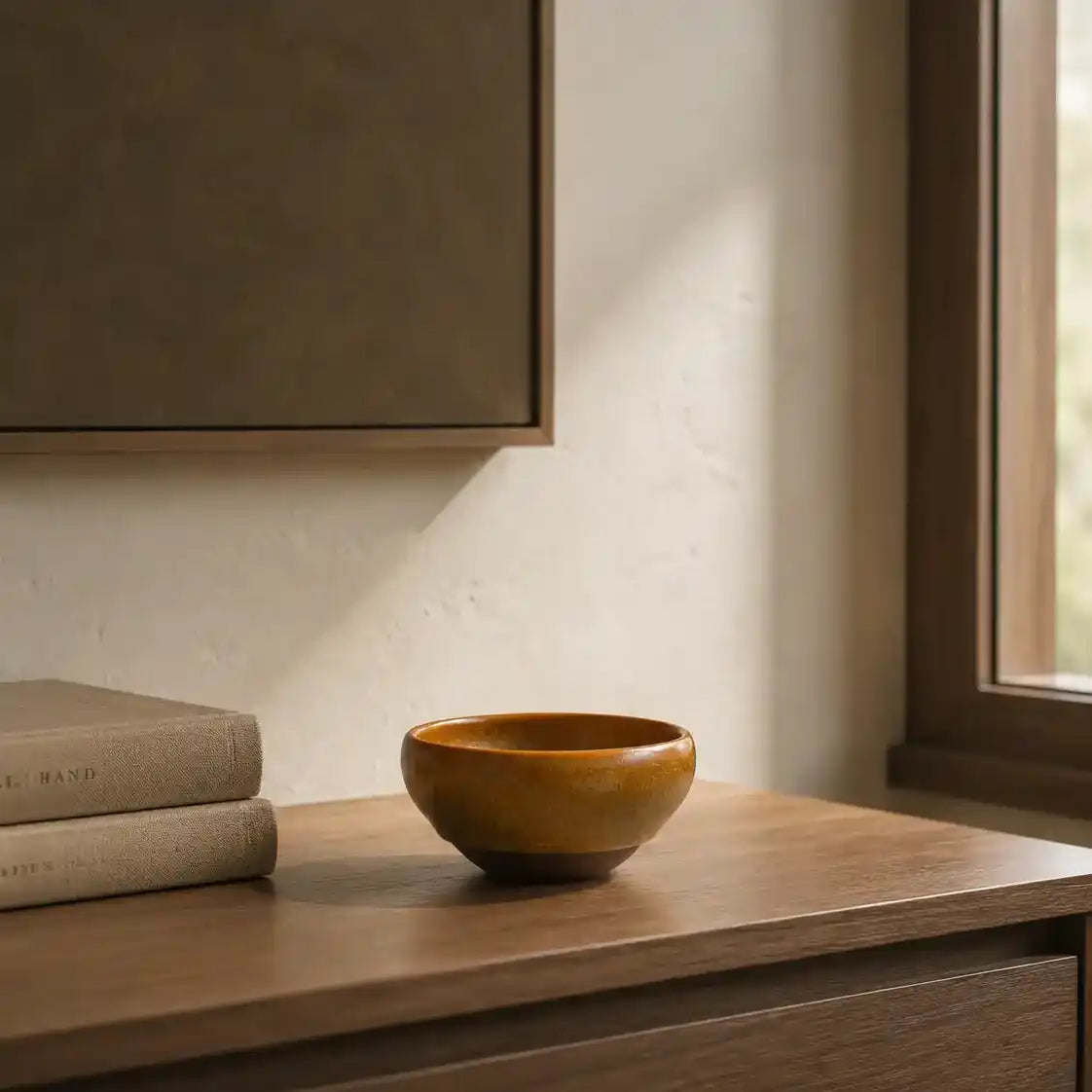 Terra Gold Glaze Jian Ware Bowl