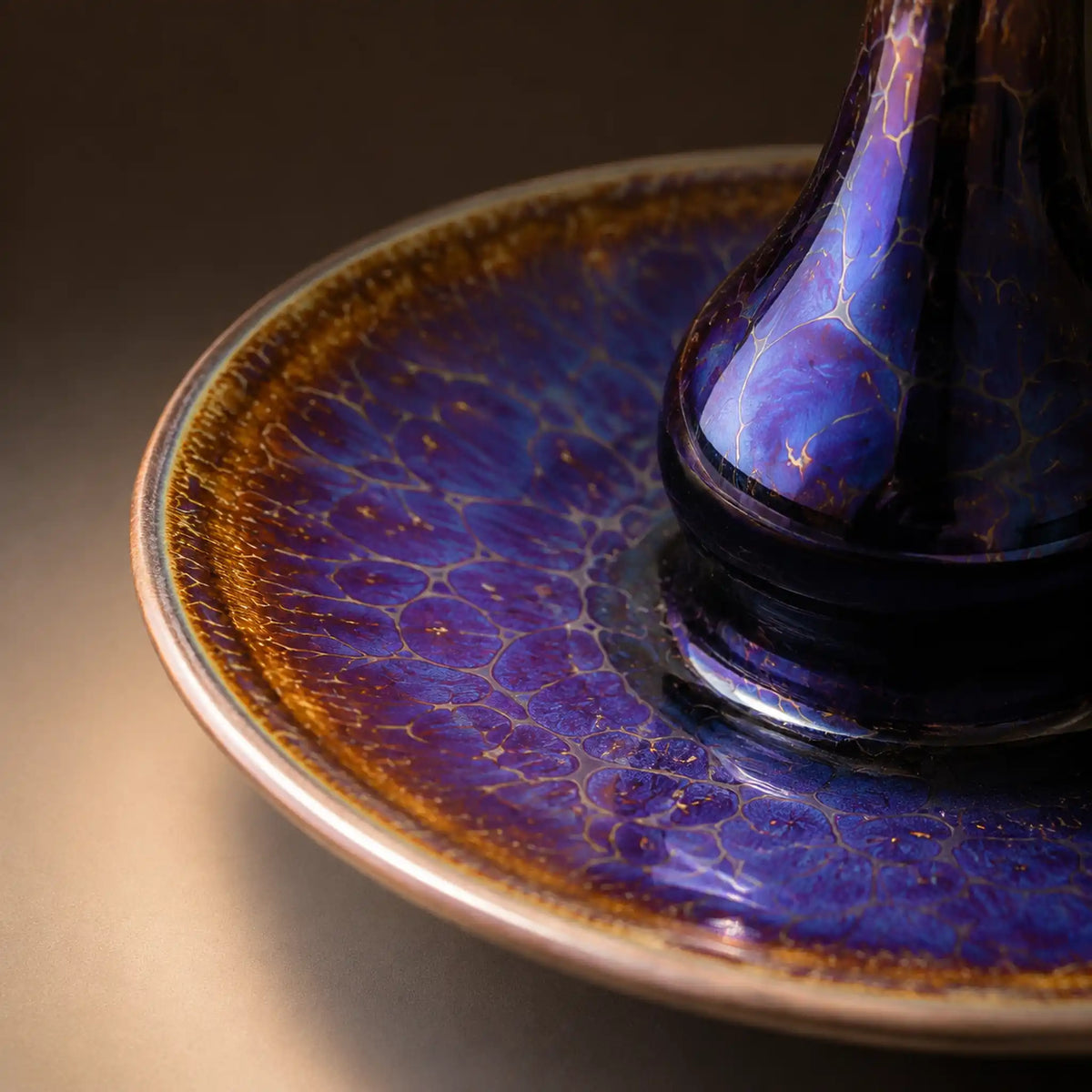 Twilight Glaze Jian Ware Plate No.6