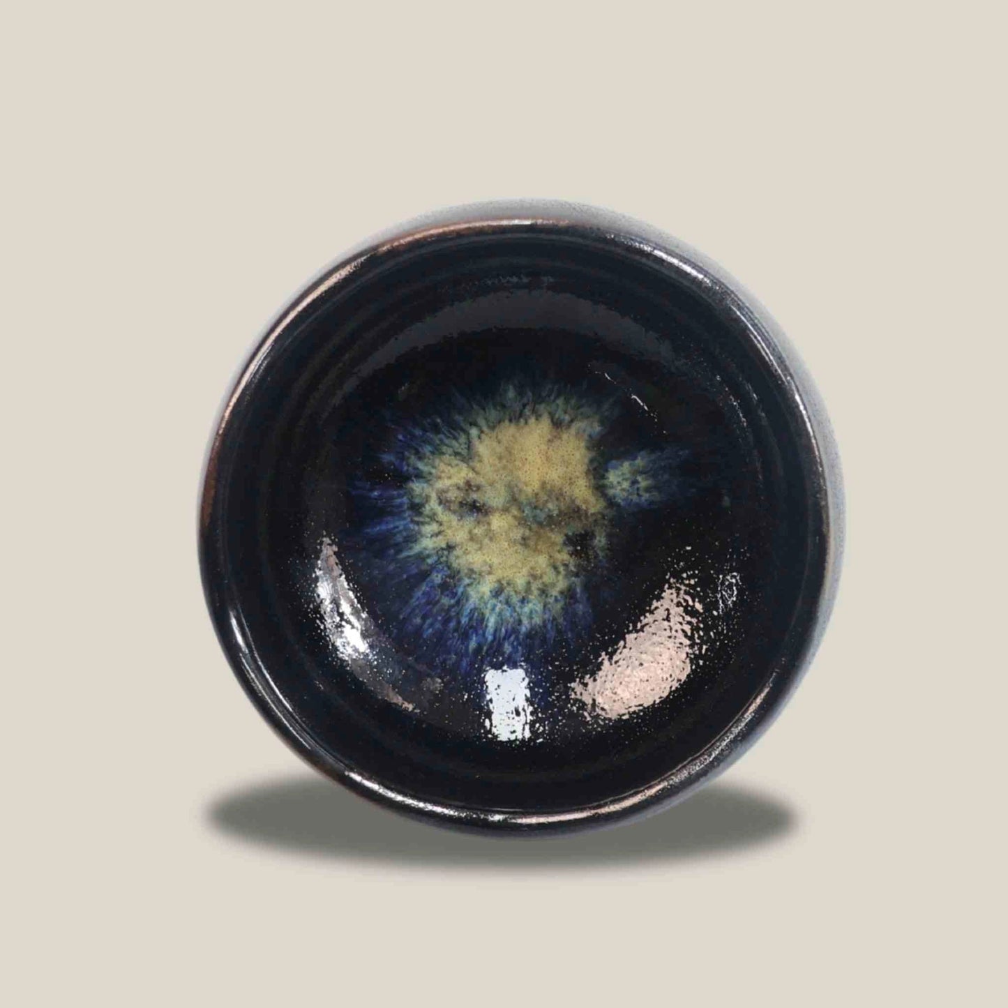 Lotus Onyx Glaze Jian Ware Dian Cha Bowl