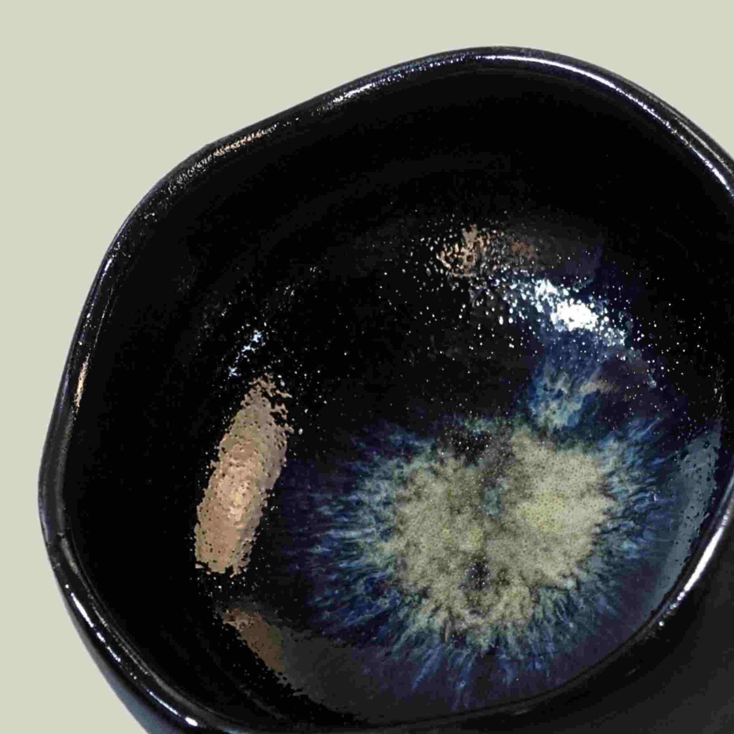 Lotus Onyx Glaze Jian Ware Dian Cha Bowl