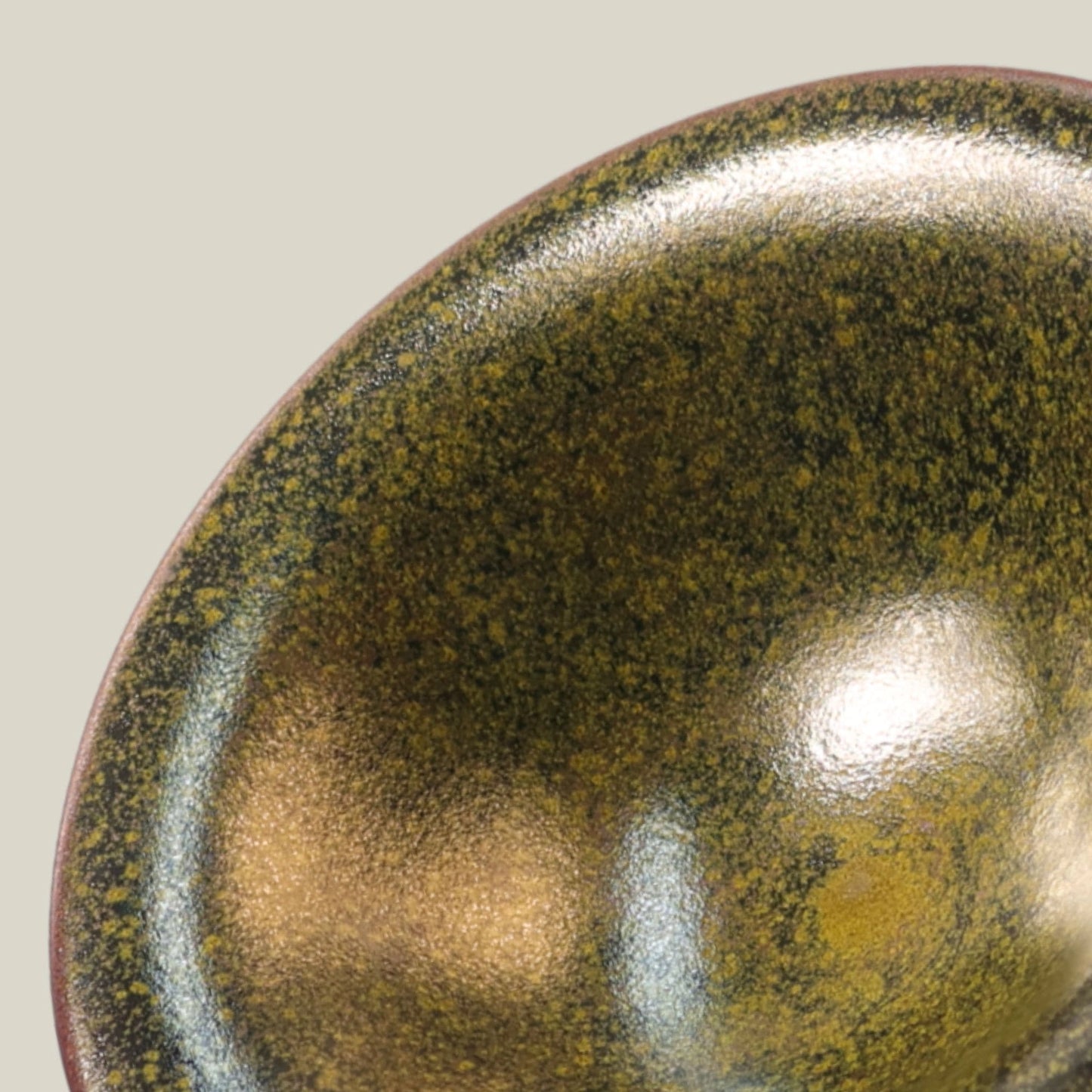 Amber Dust Glaze Jian Ware Dian Cha Bowl