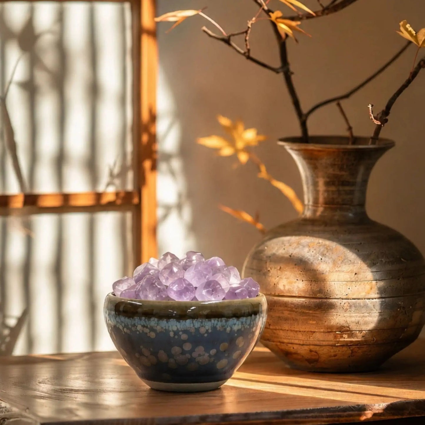 Astral Glaze Jian Ware Crystal Charging Bowl No.3 (medium)