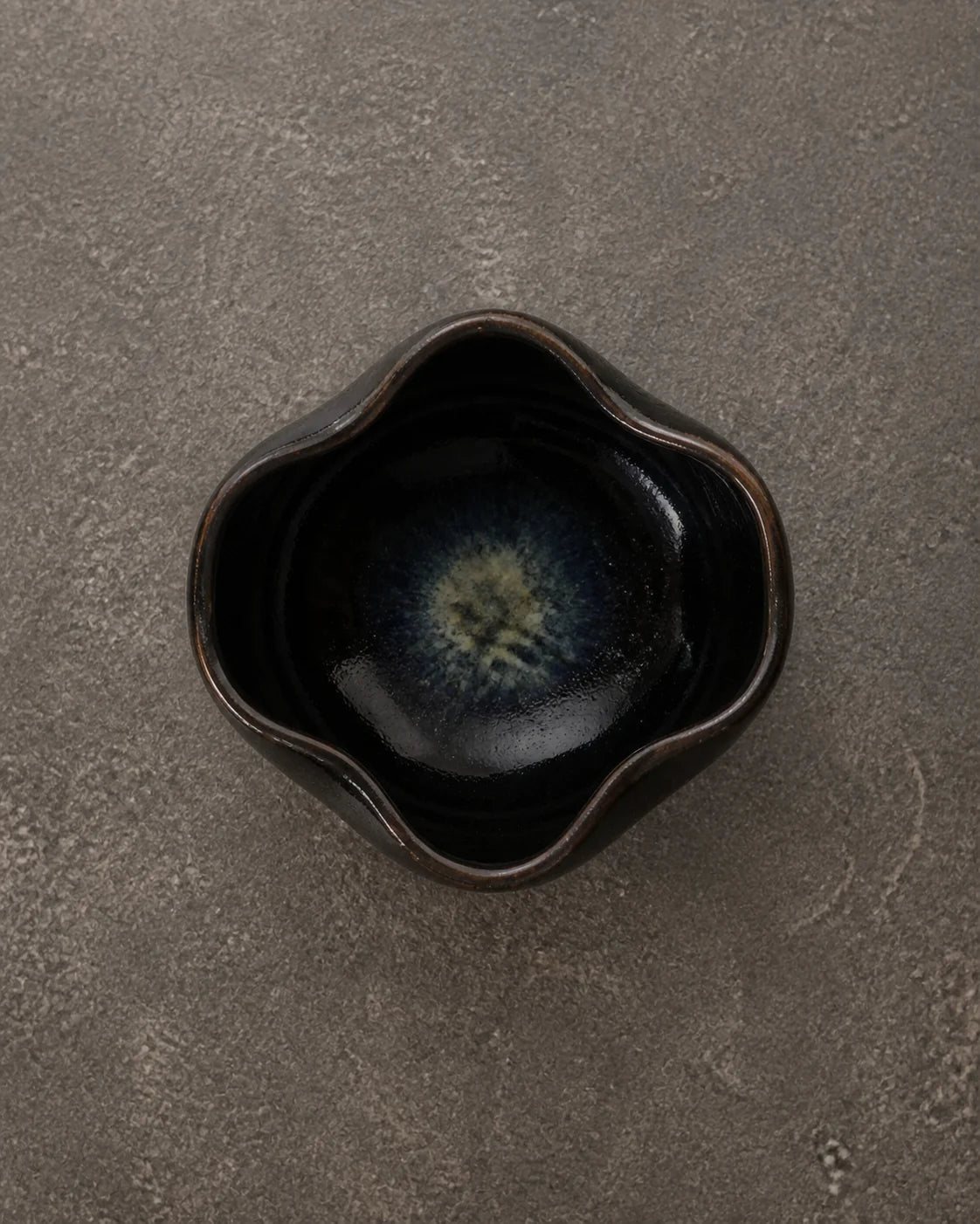 Lotus Onyx Glaze Jian Ware Dian Cha Bowl