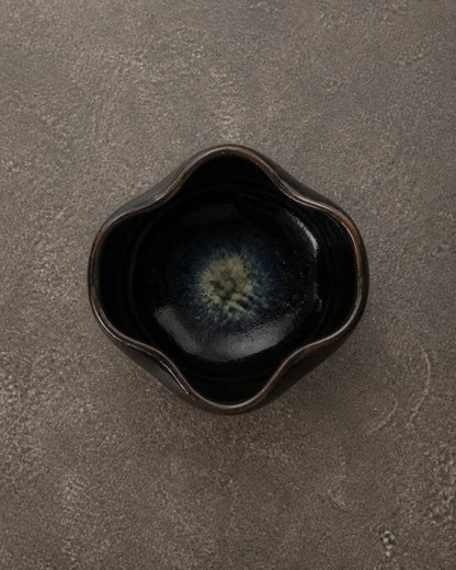 Lotus Onyx Glaze Jian Ware Dian Cha Bowl