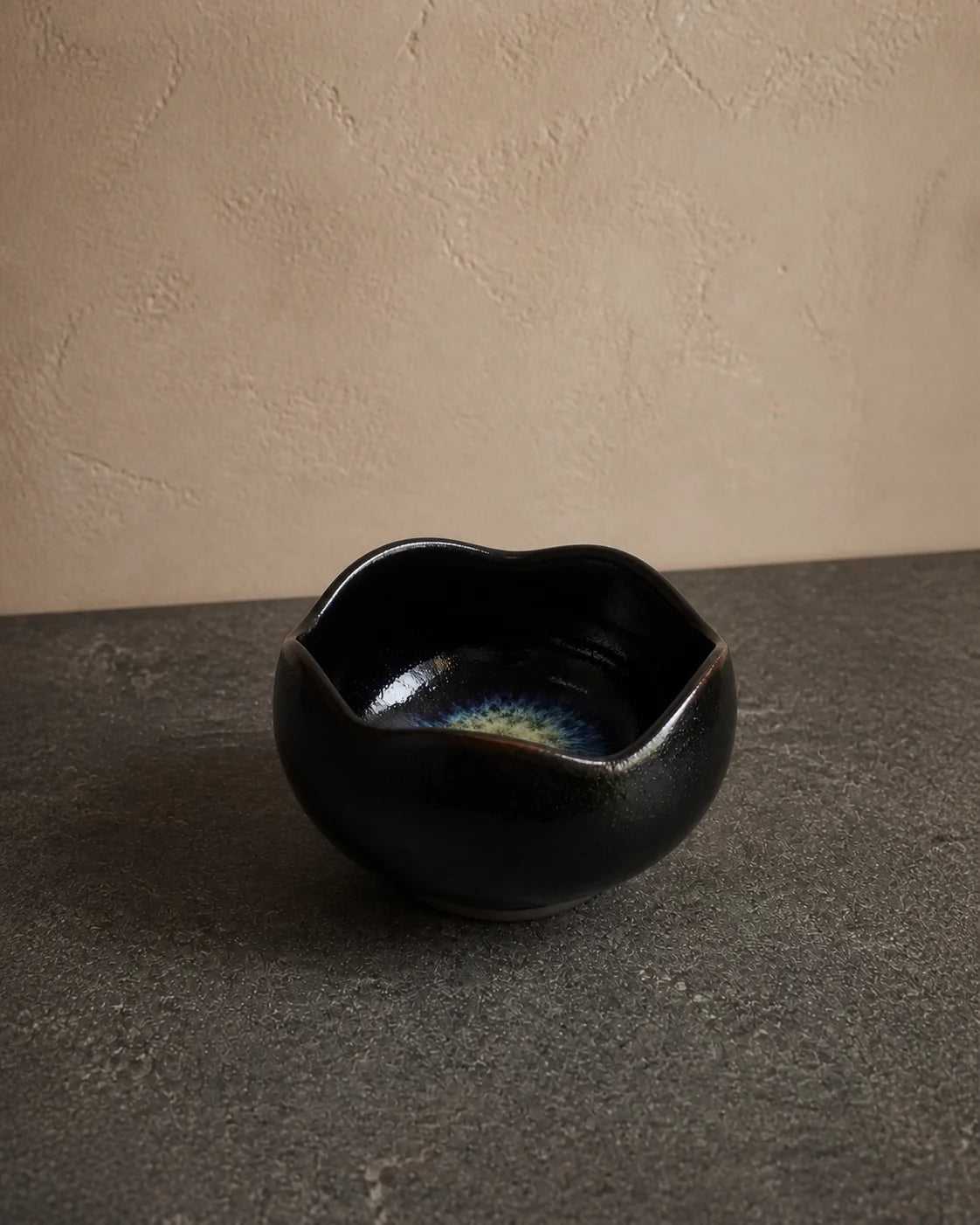 Lotus Onyx Glaze Jian Ware Dian Cha Bowl