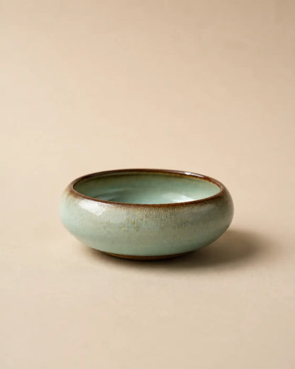 Celadon Glaze Jian Ware Meditation Bowl