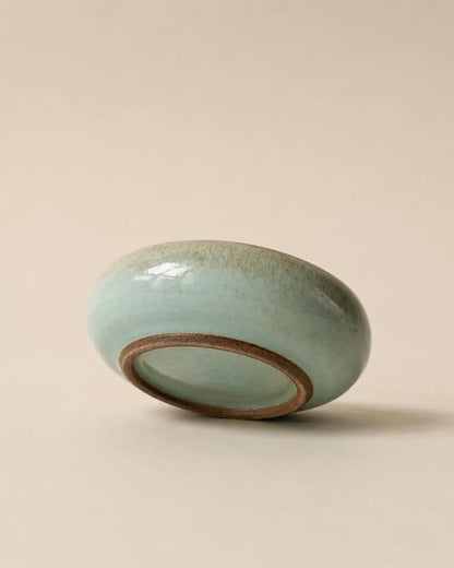 Celadon Glaze Jian Ware Meditation Bowl