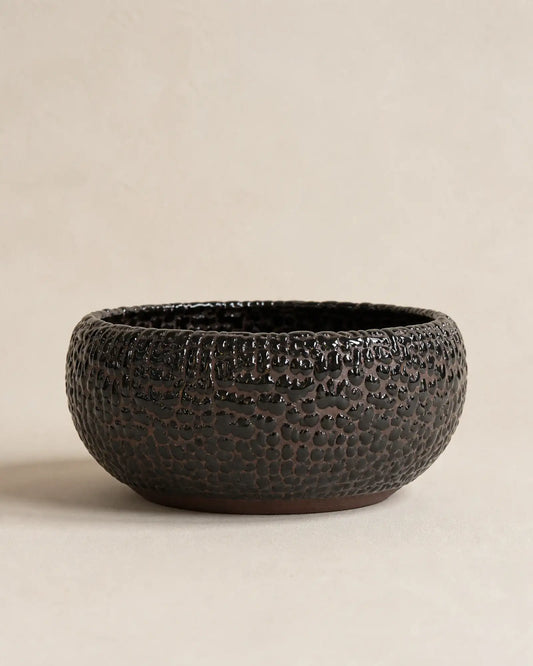 Coffee Bean Glaze Jian Ware Meditation Bowl No.2 (large)
