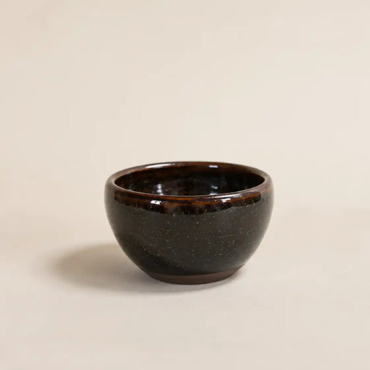 Dark Tea Dust Glaze Bowl No.1 (small)