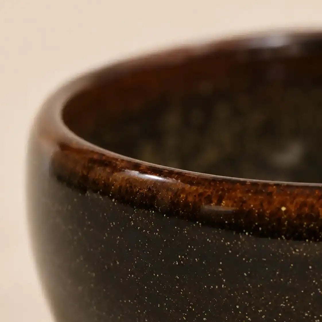 Dark Tea Dust Glaze Bowl No.1 (small)