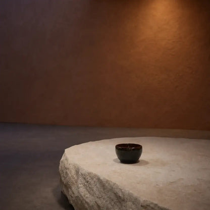 Dark Tea Dust Glaze Bowl No.1 (small)