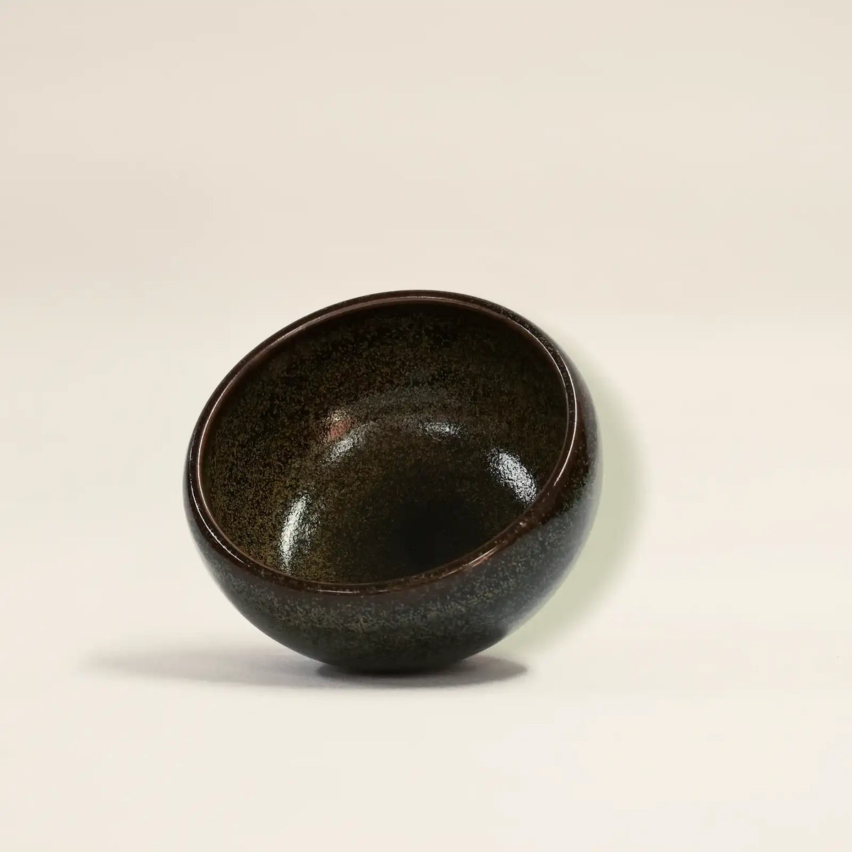 Dark Tea Dust Glaze Bowl No.2 (medium)