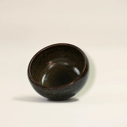Dark Tea Dust Glaze Bowl No.2 (medium)
