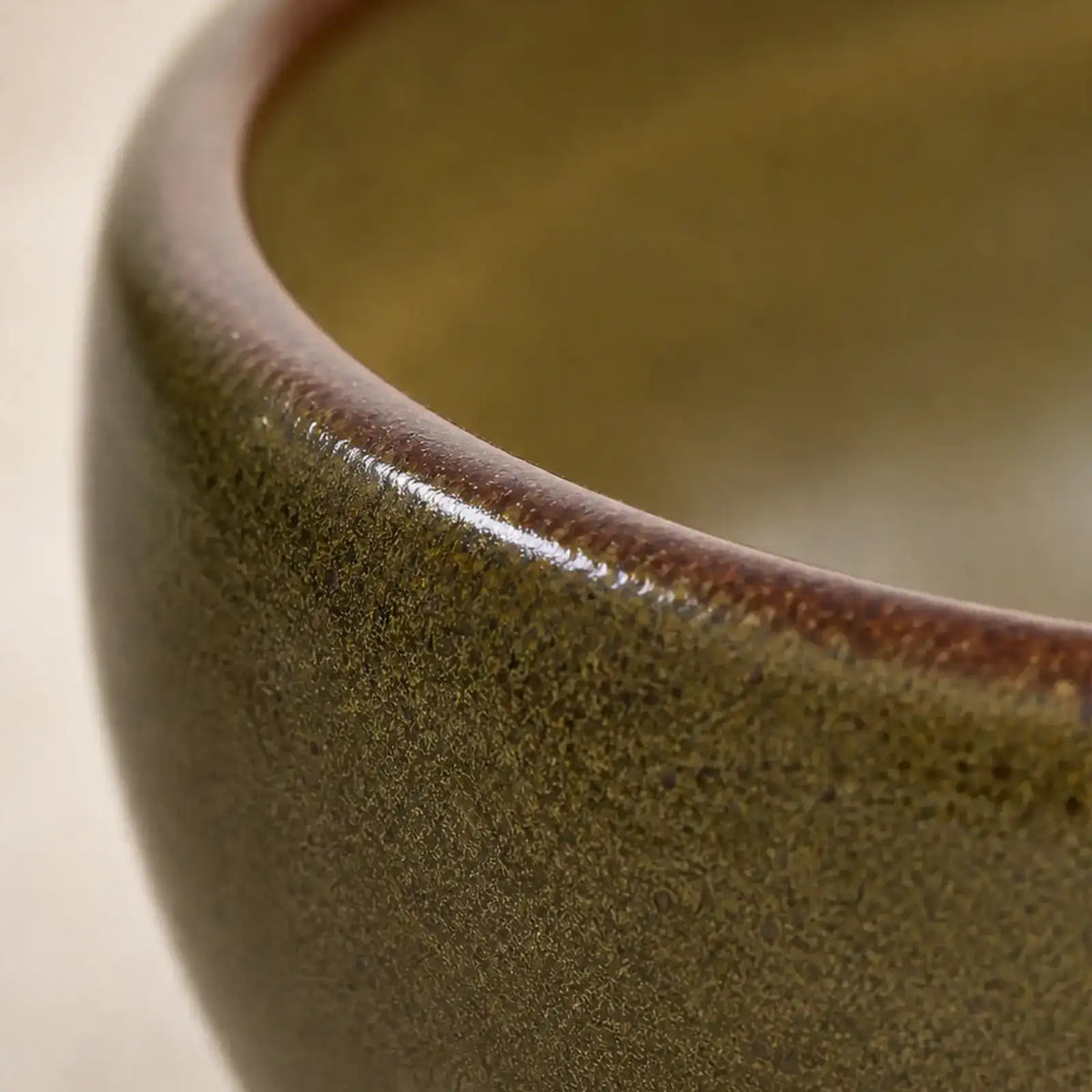 Dark Tea Dust Glaze Bowl No.2 (medium)