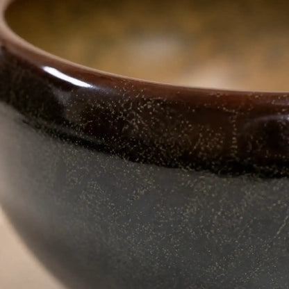 Dark Tea Dust Glaze Bowl No.3 (large)