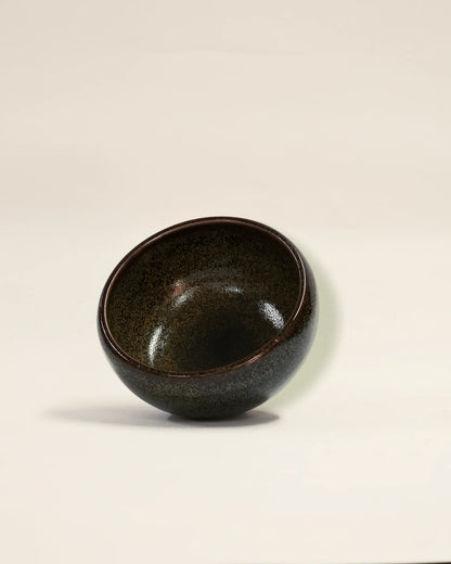 Dark Tea Dust Glaze Smudging Bowl No.2 (medium)