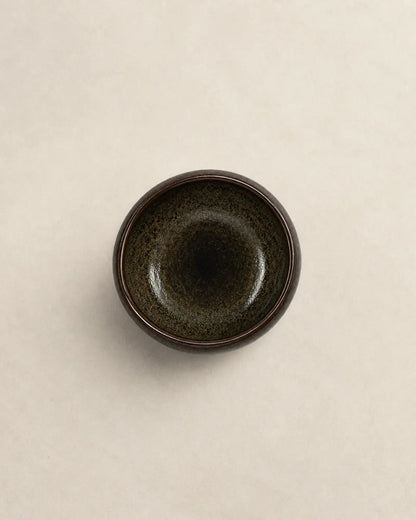 Dark Tea Dust Glaze Smudging Bowl No.2 (medium)