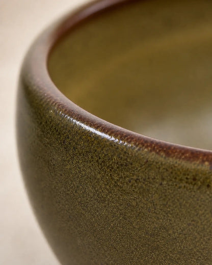Dark Tea Dust Glaze Smudging Bowl No.2 (medium)
