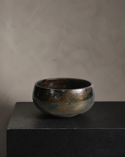 Bronze Ink Glaze Jian Ware Dian Cha Bowl