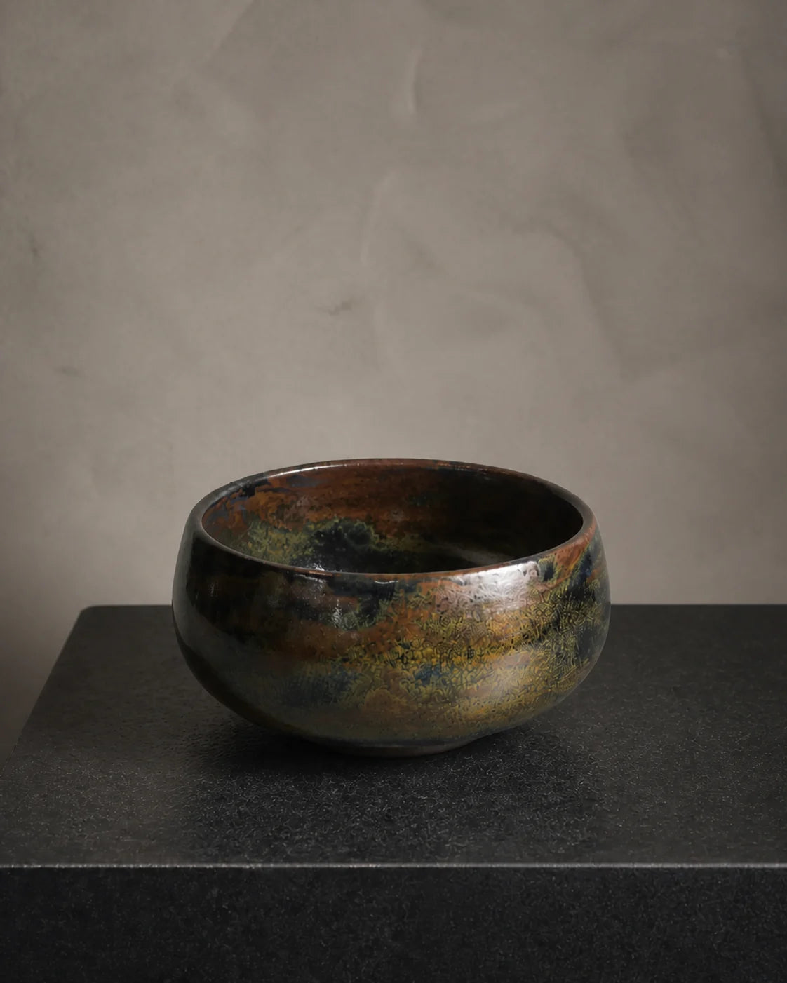 Bronze Ink Glaze Jian Ware Dian Cha Bowl