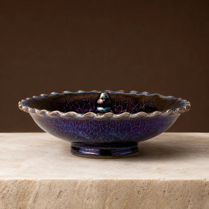 Eclipse Glaze Jian Ware Gourd Plate