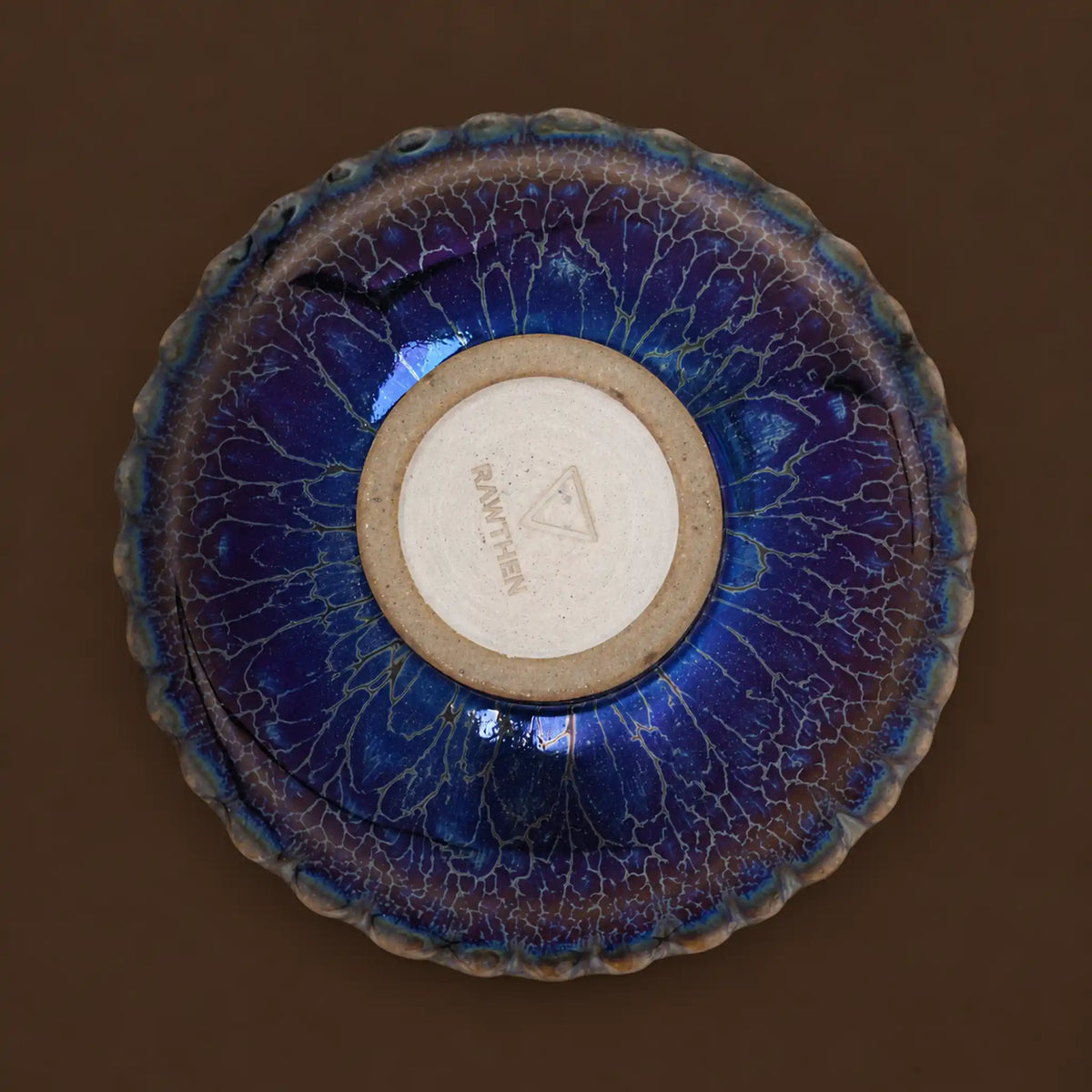 Eclipse Glaze Jian Ware Gourd Plate