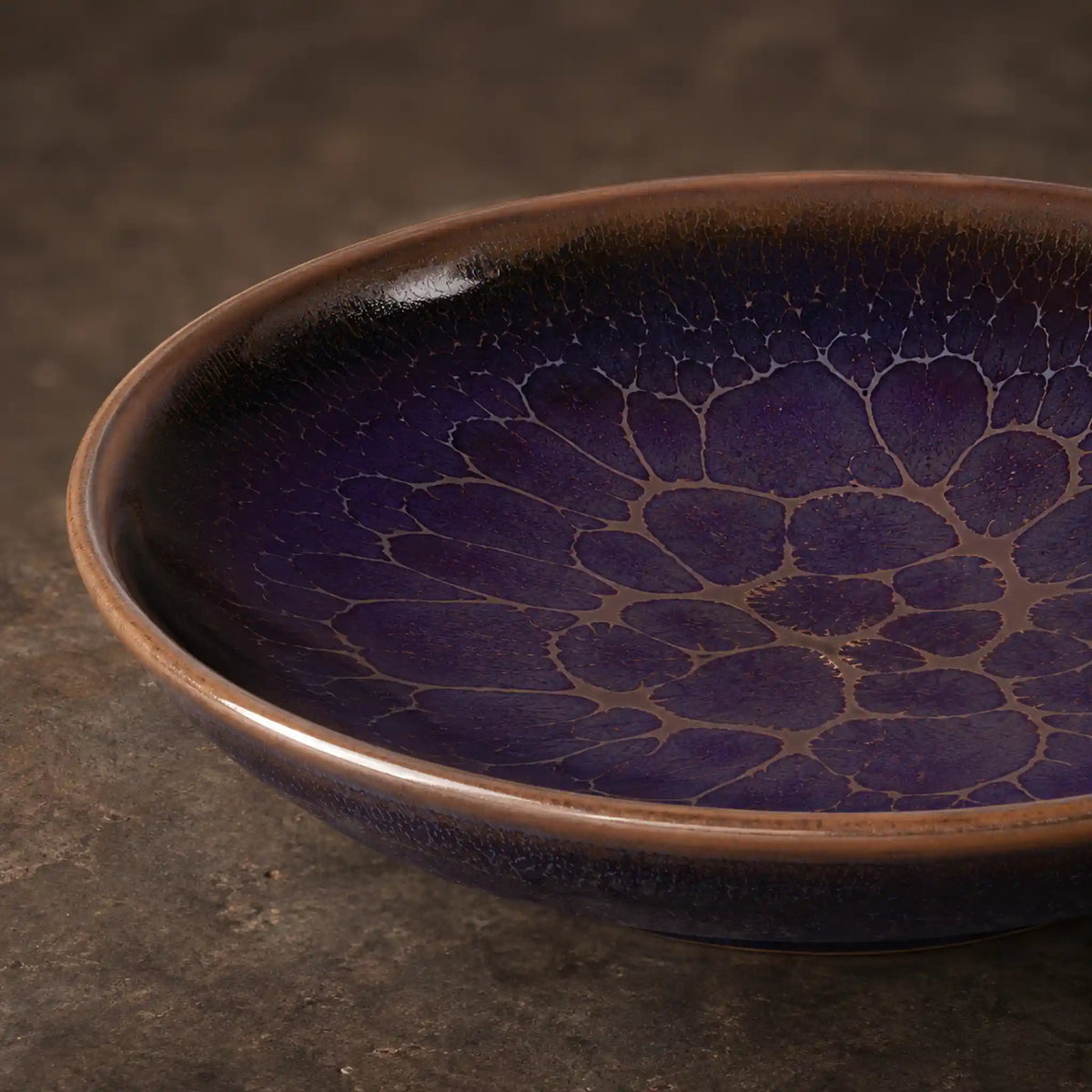 Eclipse Glaze Jian Ware Plate No.4