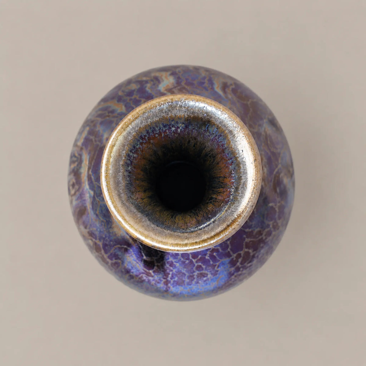 Eclipse Glaze Jian Ware Vase No.4