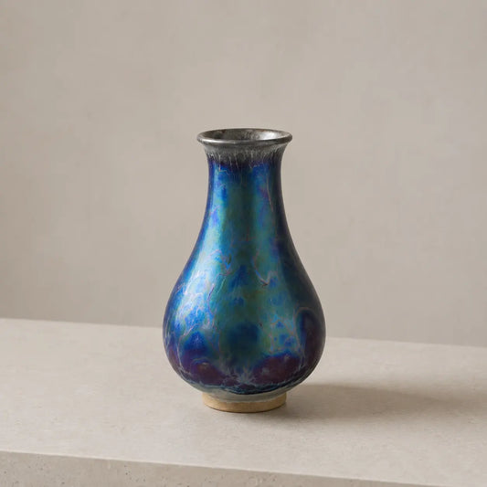 Ember Aura Glaze Jian Ware Vase No.4