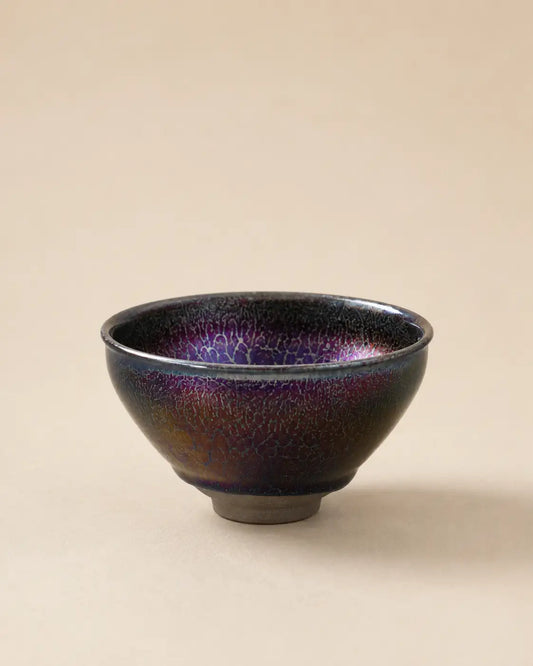 Galaxy Glaze Jian Ware Crystal Charging Bowl