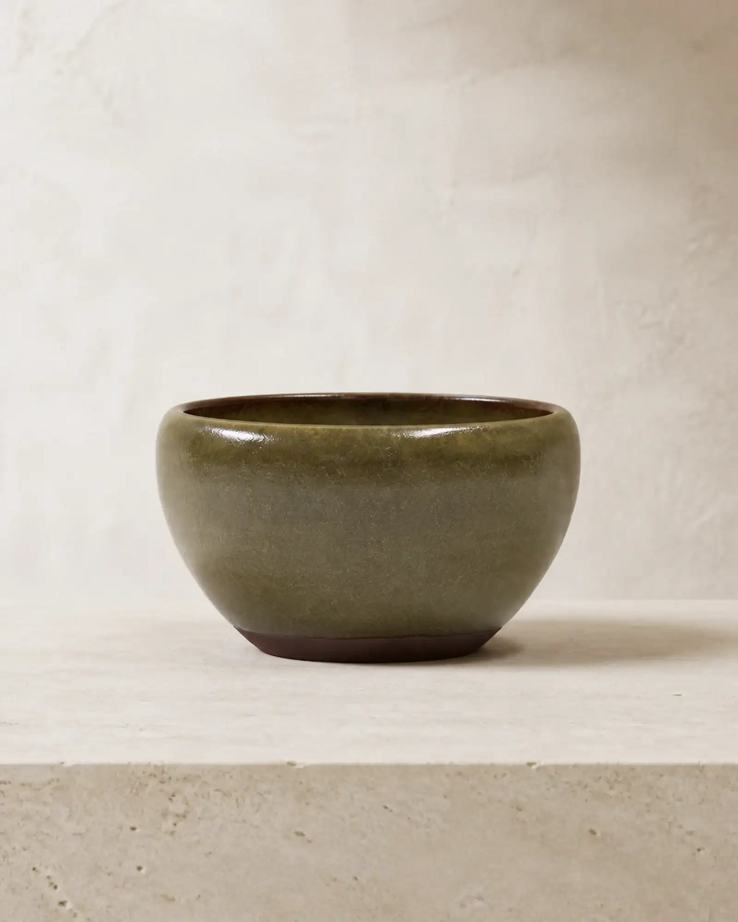 Green Tea Dust Glaze Smudging Bowl