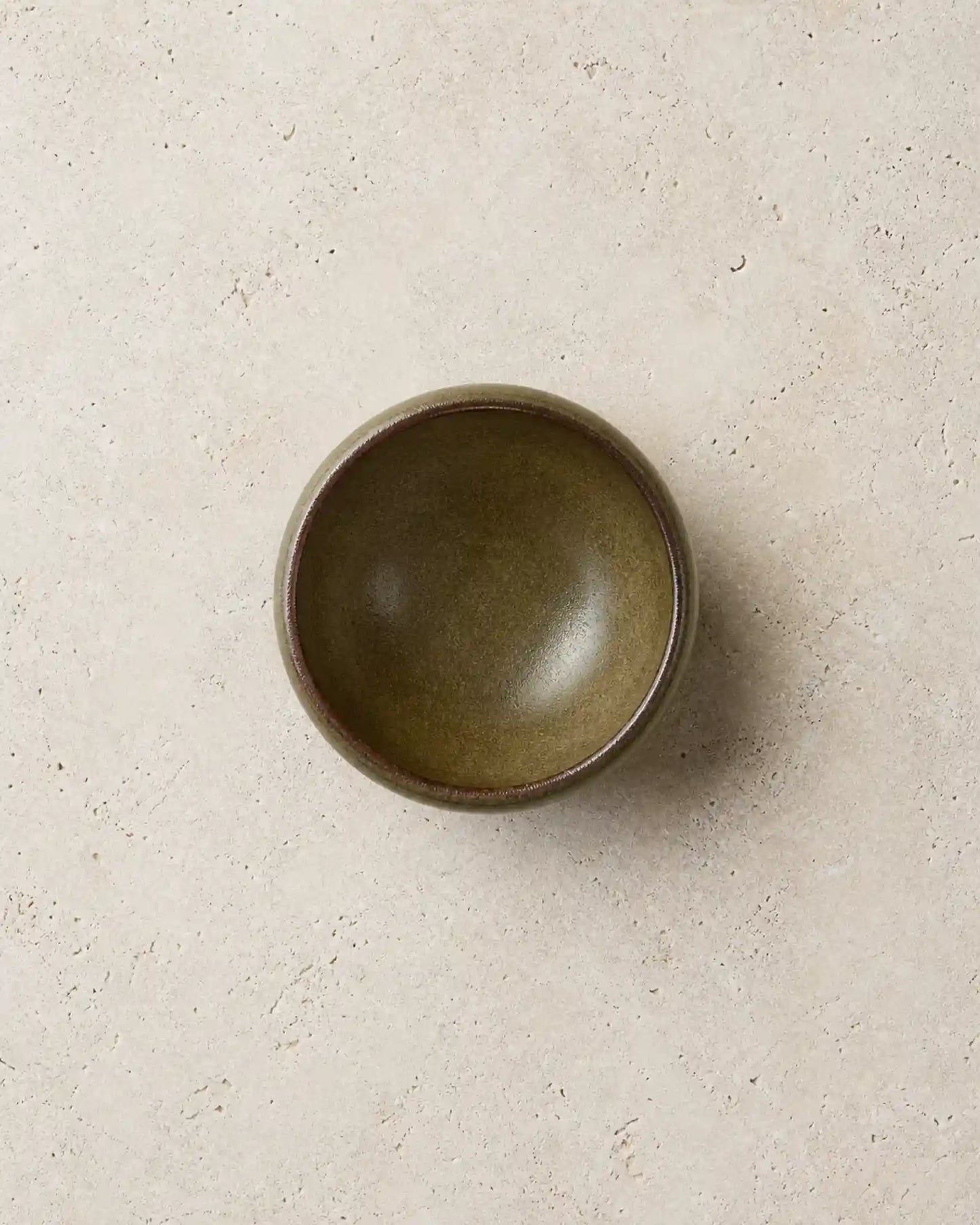 Green Tea Dust Glaze Smudging Bowl