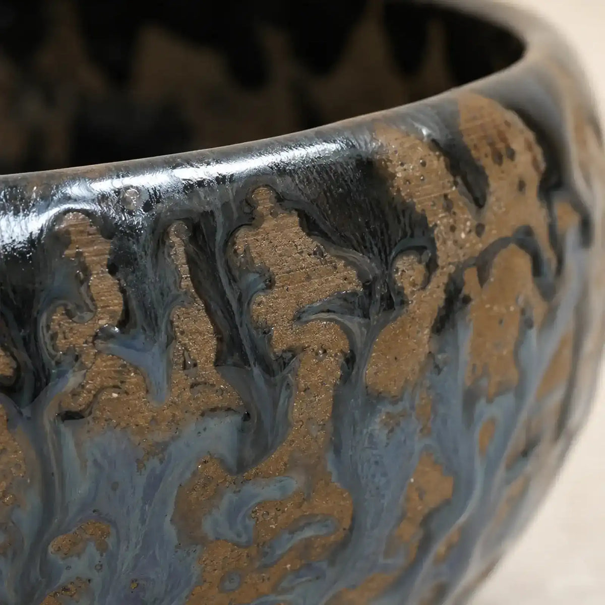 Lava Glaze Jian Ware Bowl No.4 (large)
