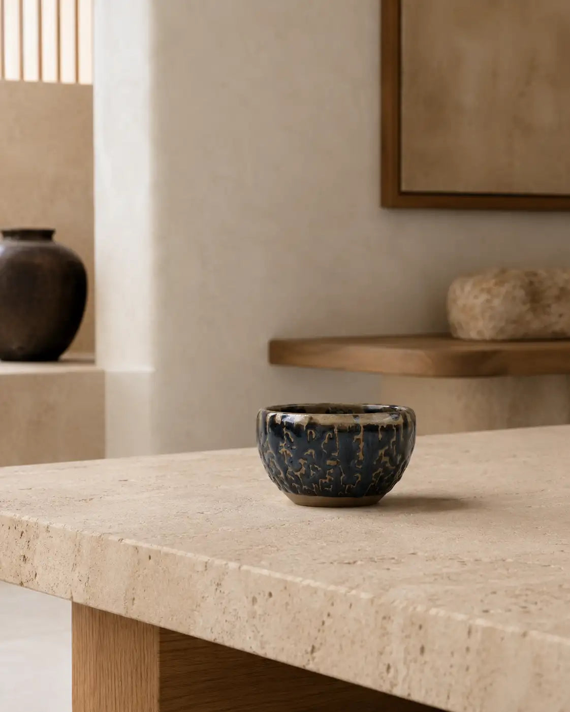 Lava Glaze Jian Ware Meditation Bowl No.2 (small)