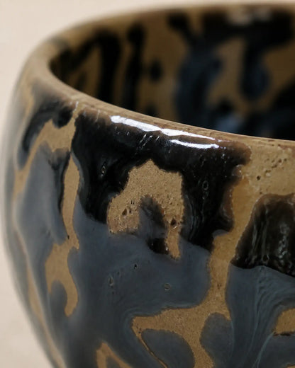 Lava Glaze Jian Ware Meditation Bowl No.3 (medium)