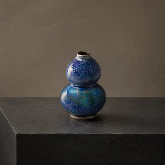 Lotus Glaze Jian Ware Gourd Vase No.1