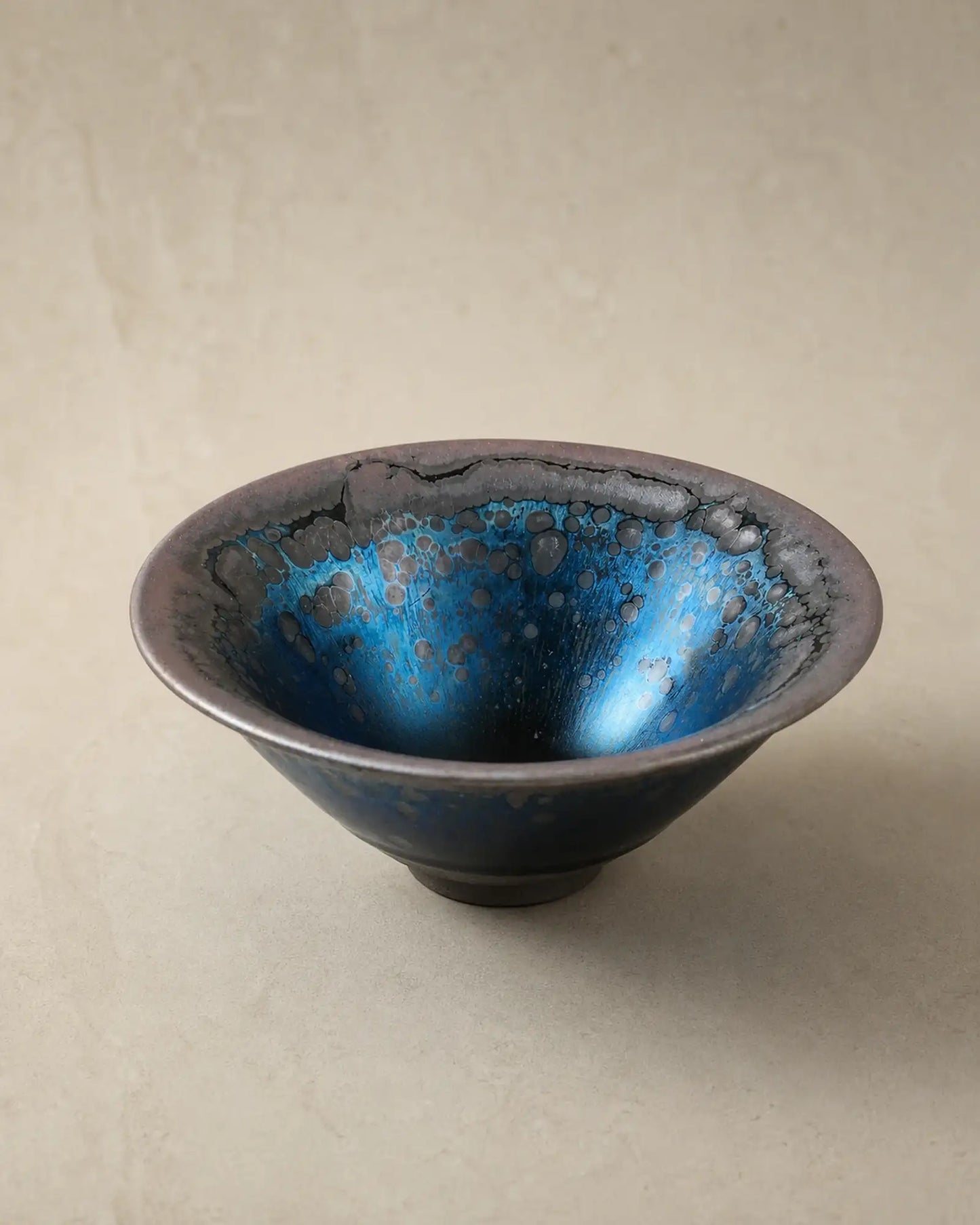 Night Glaze Jian Ware Crystal Charging Bowl