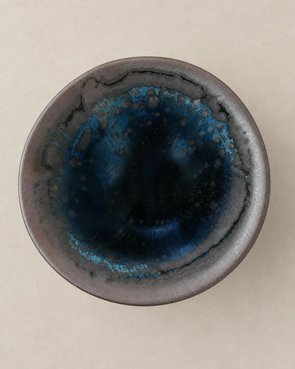 Night Glaze Jian Ware Crystal Charging Bowl
