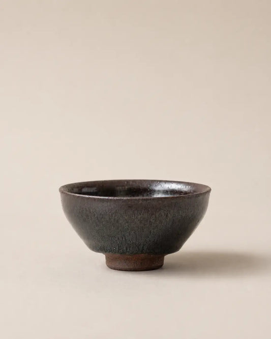 Silver Hare Fur Glaze Jian Ware Meditation Bowl NO.2