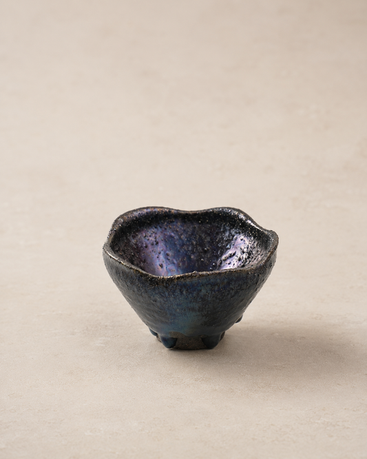 Stardust Glaze Jian Ware Crystal Charging Bowl