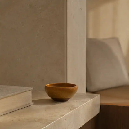 Terra Gold Glaze Jian Ware Bowl