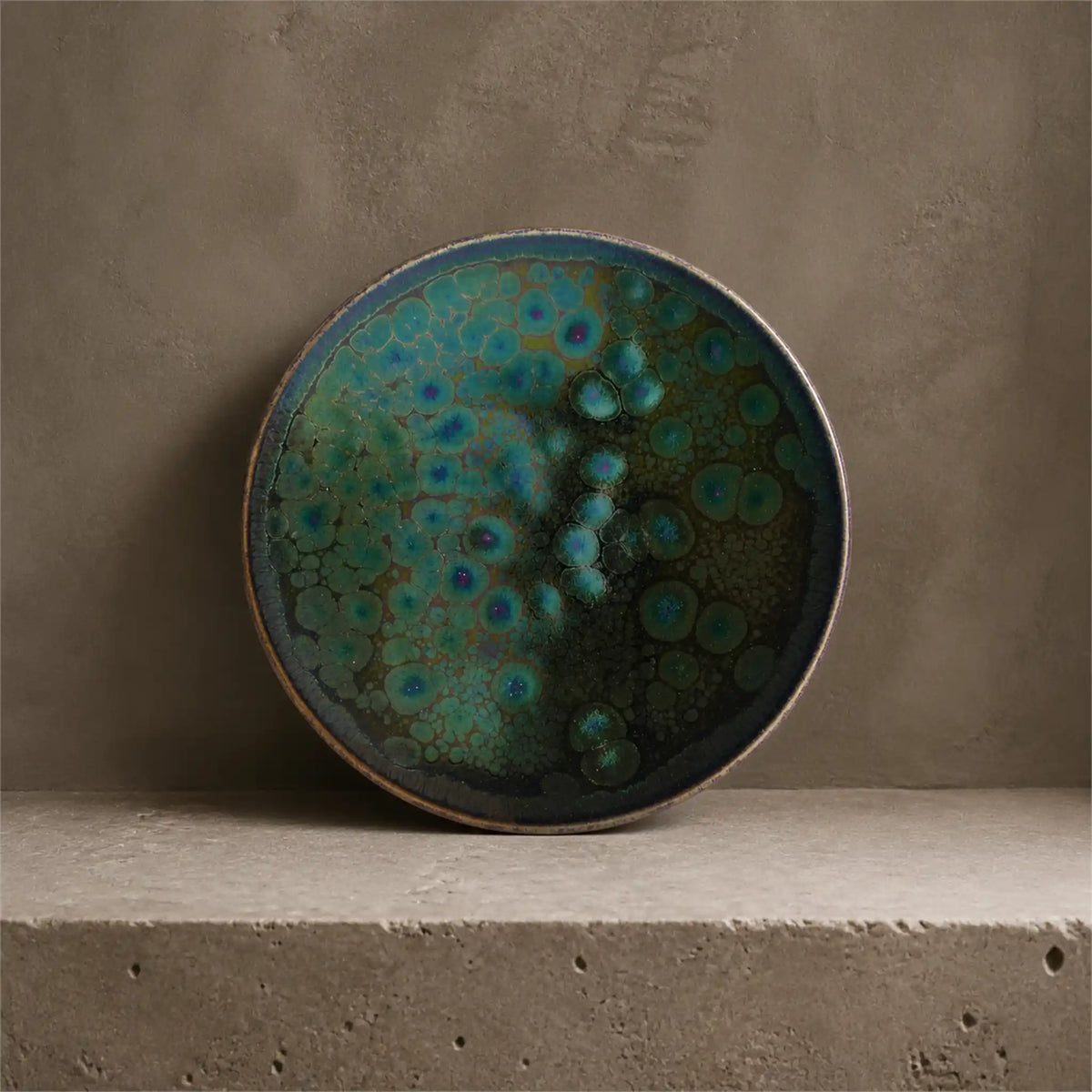 Tide Glaze Jian Ware Plate