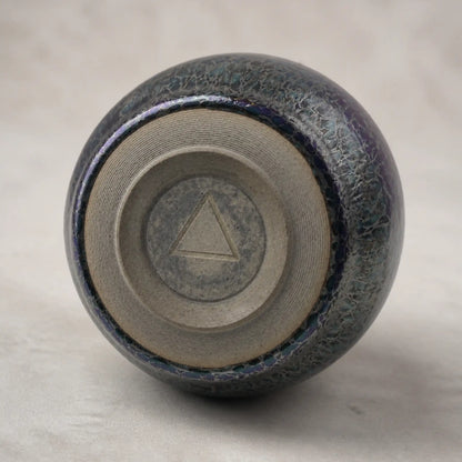 Tide Glaze Jian Ware Teardrop Vessel  No.2