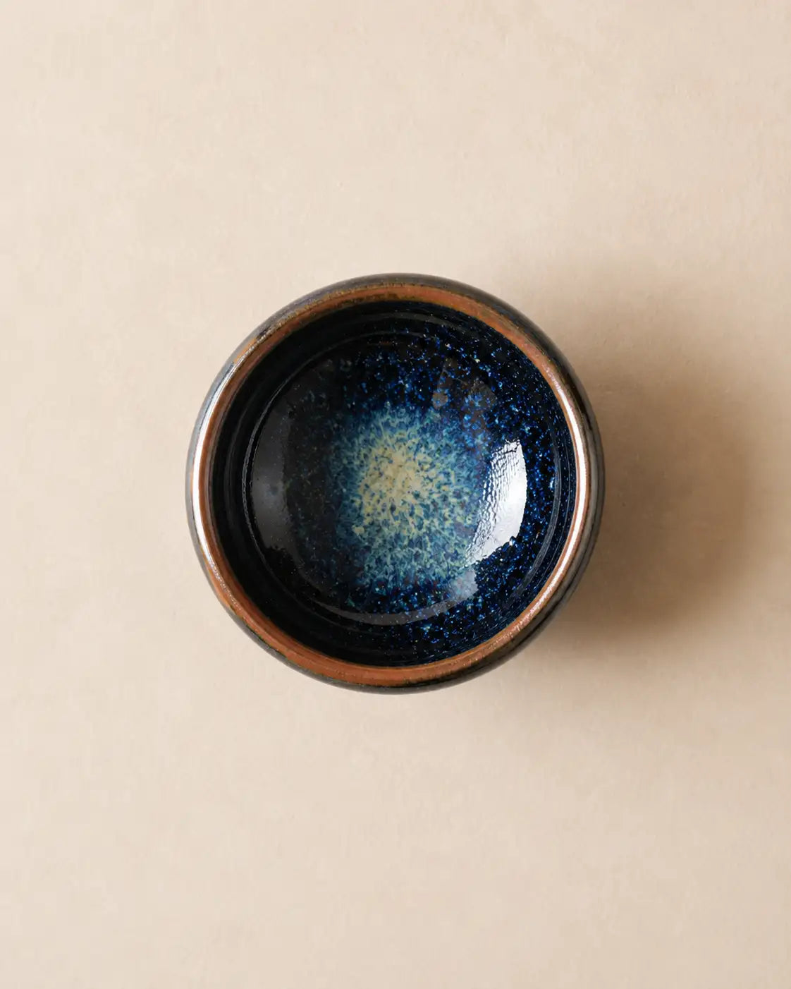 Vortex Glaze Jian Ware Crystal Charging Bowl