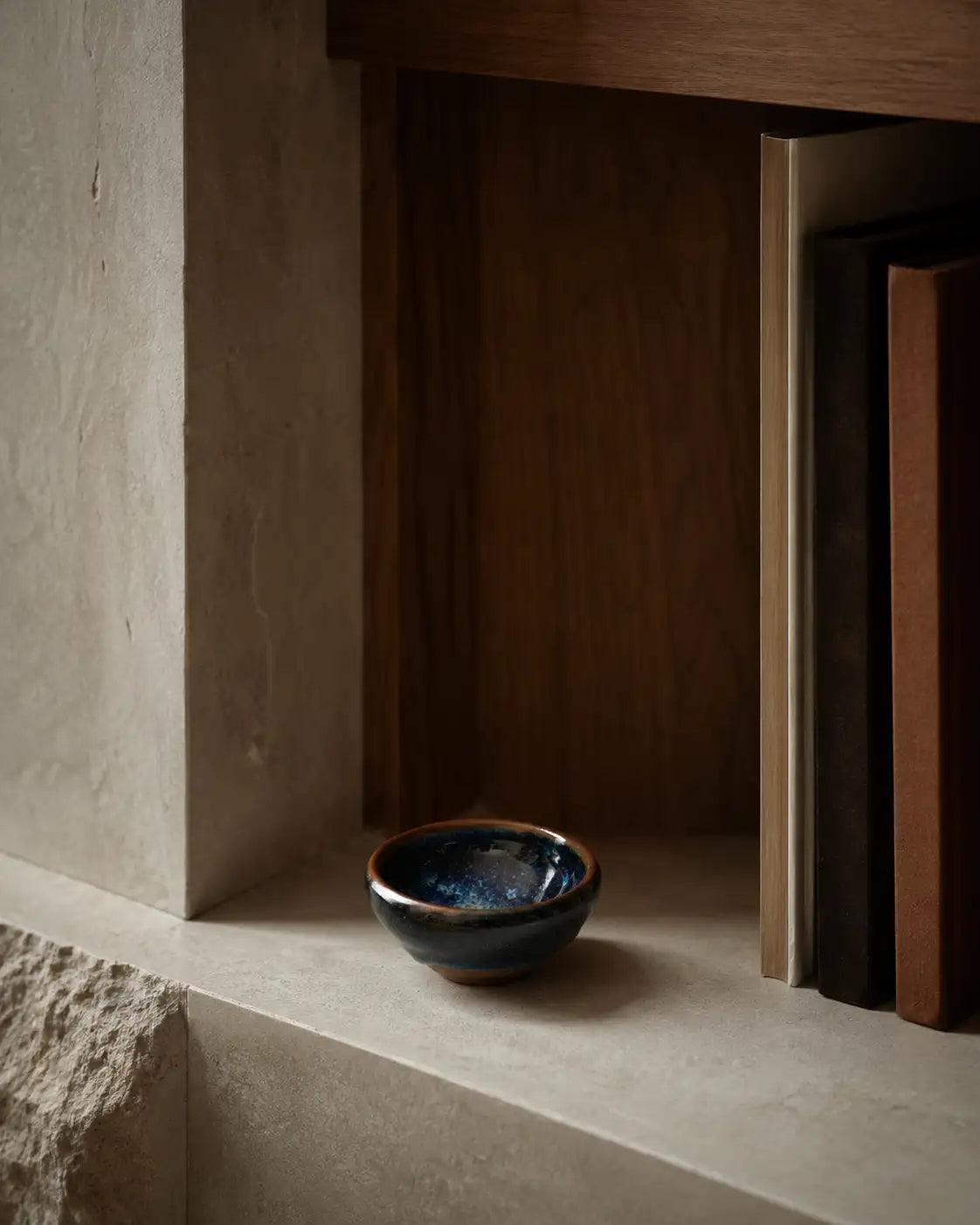 Vortex Glaze Jian Ware Crystal Charging Bowl