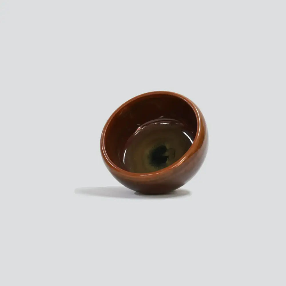Black Tea Dust Glaze Incense Burner -Medium - burner