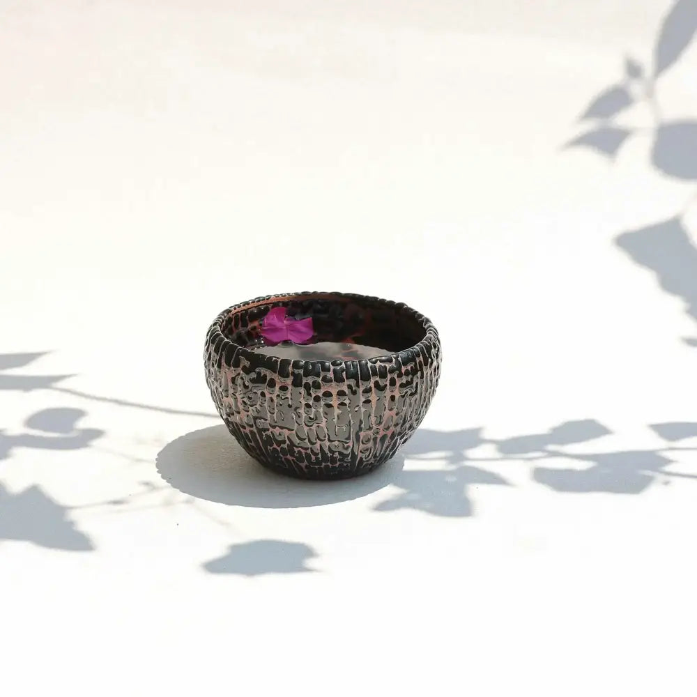 Coffee Bean Glaze Zen Bowl - Small - bowl