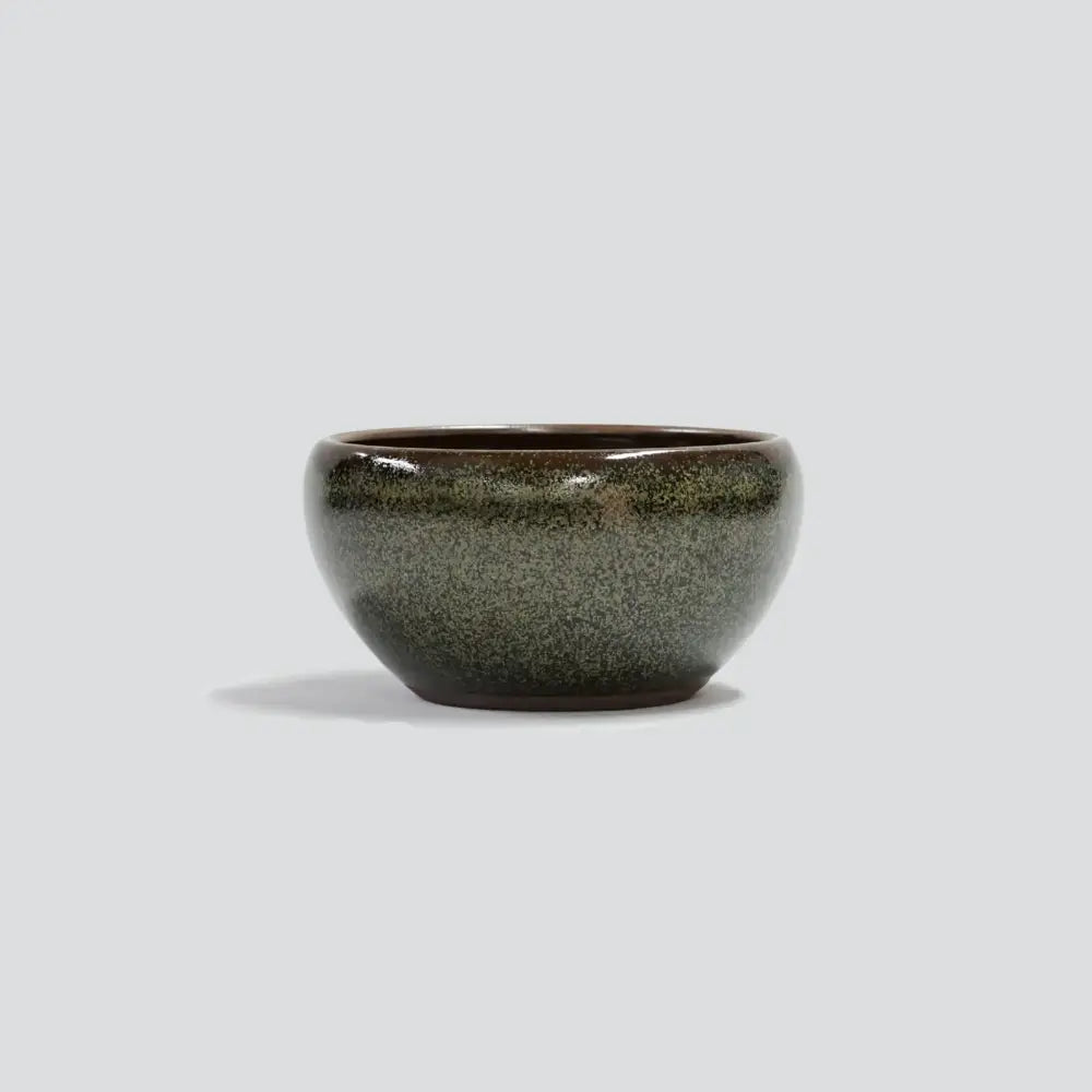 Dark Tea Dust Glaze Incense Burner - Medium - burner