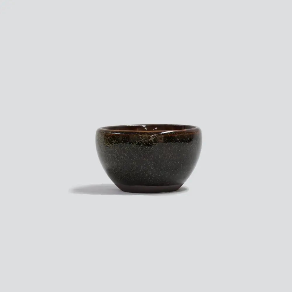 Dark Tea Dust Glaze Incense Burner - Small - burner